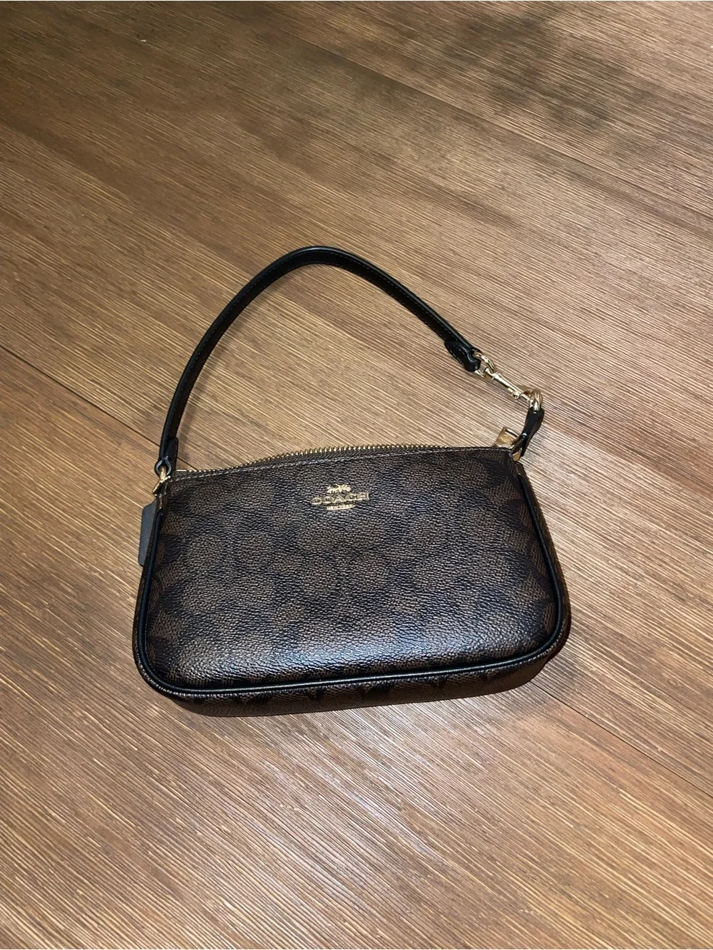 Coach Brown Signature Nolita 19 - Picture 2 of 3